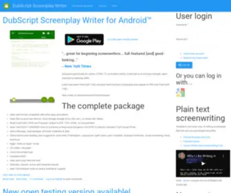 Dubscript.com(Dubscript) Screenshot