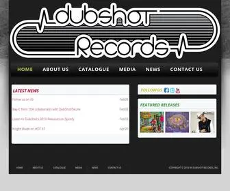 Dubshotrecords.com(DubShot Records is a New York City based label/distribution company) Screenshot