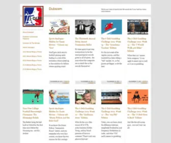 Dubsism.com(What your view of sports and life would be if you had too many concussions) Screenshot