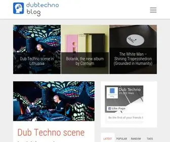 Dubtechnoblog.com(Dub Techno Blog) Screenshot