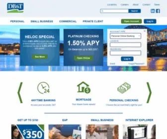 Dubuquebank.com(Dubuque bank and trust) Screenshot