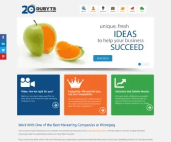 Dubytscom.com(Winnipeg marketing company) Screenshot