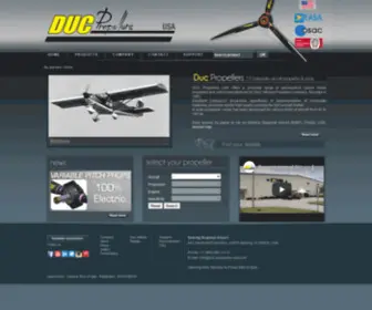 Duc-Propellers-USA.com(DUC Propellers & Rotor in USA) Screenshot