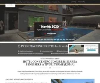 Ducadeste.com(Grand Hotel Duca d'Este) Screenshot