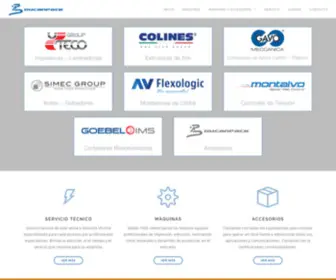 Ducanpack.com(Líderes en máquinas para la Industria del Envase Flexible) Screenshot
