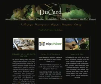 Ducardvineyards.com(DuCard Vineyards) Screenshot