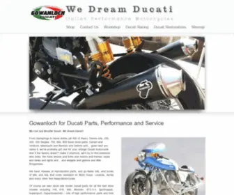 Ducati-Gowanloch.com(Gowanloch Ducati Parts) Screenshot