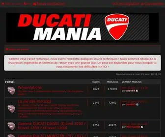 Ducati-Mania.com(Le forum francophone d) Screenshot