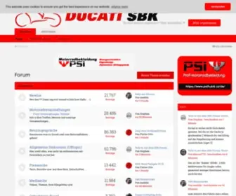 Ducati-SBK.de(Ducati SBK) Screenshot