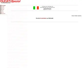 Ducati-Spezial.de(Ihr Ansprechpartner für italienische Motorräder) Screenshot