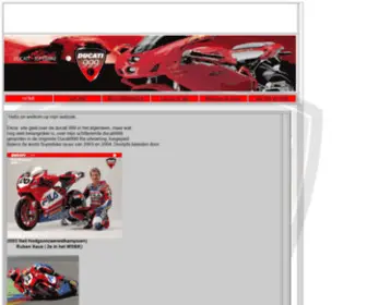 Ducati999.nl(Welkom op) Screenshot