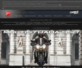 Ducati.com.ar(Moto, MotoGP y Superbike) Screenshot