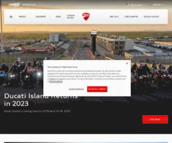Ducati.com Screenshot