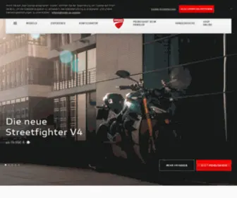 Ducati.de(Motorräder) Screenshot