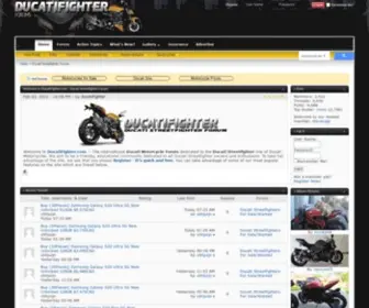 Ducatifighter.com(Ducati Streetfighter Forum) Screenshot