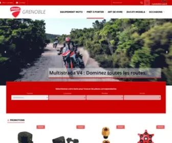 Ducatigrenoble.com(Motos neuves et occasions Ducati) Screenshot