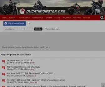 Ducatimonster.org(Ducati 696) Screenshot