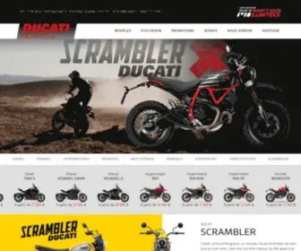 Ducatimontreal.com(Moto italienne) Screenshot
