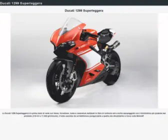 Ducatimotor.it(Ducati 1299 Superleggera) Screenshot