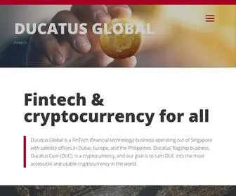 Ducatusglobal.com(Ducatus Global) Screenshot