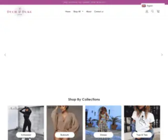 Duchanddukeclothing.com(Duch & Duke) Screenshot