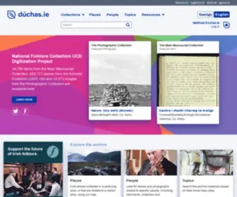 Duchas.ie(Dúchas.ie) Screenshot
