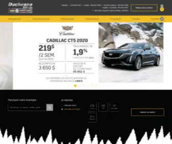 Duchesneauto.com(Duchesne Auto Limitée) Screenshot