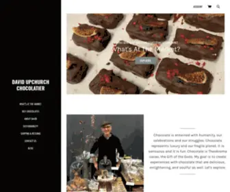 Duchocolatier.com(David Upchurch Chocolatier) Screenshot