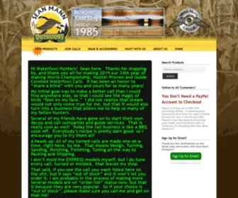 Duck-Goosecalls.com(Sean Mann Outdoors) Screenshot