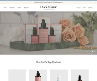 Duckandrose.com(Duck & Rose) Screenshot