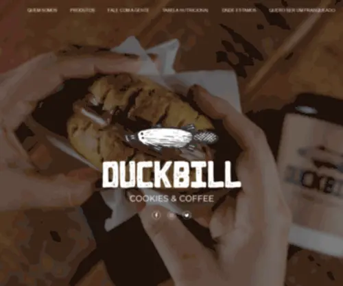 Duckbillcookies.com.br(DuckBill Cookies and Coffee) Screenshot