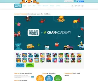 Duckduckmoose.com(Duck Duck Moose educational iPhone iTouch) Screenshot