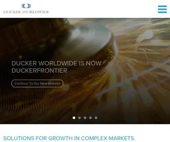 Ducker.com(Ducker Worldwide) Screenshot