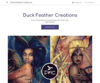 Duckfeathercreations.com(Duck Feather Creations) Screenshot