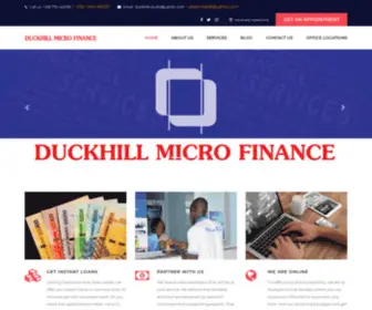 Duckhillmicrofinance.com(DuckHill Microfinance) Screenshot