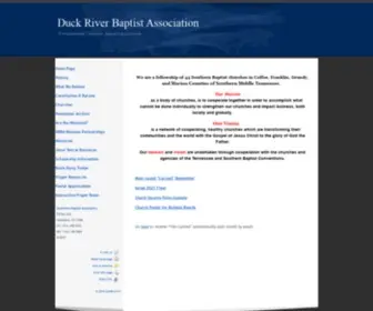 Duckrivermissions.org(Duck River Baptist Association) Screenshot