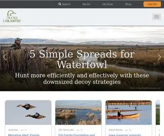 Ducks.org(Ducks Unlimited) Screenshot