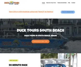 Ducktourssouthbeach.com(Duck Tours South Beach) Screenshot