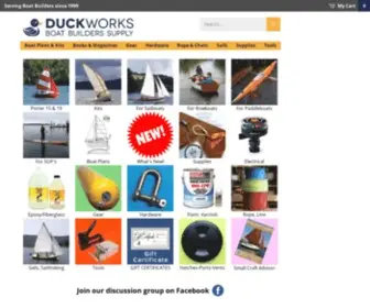Duckworksbbs.com(Duckworks Boat Builders Supply) Screenshot