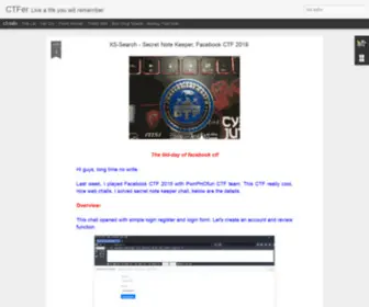 Ducnt.net(CTFer) Screenshot