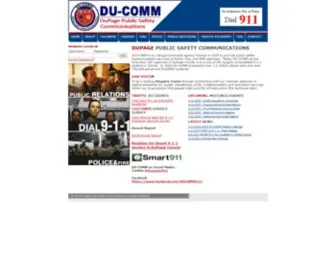 Ducomm.org(DuPage Public Safety Communications) Screenshot