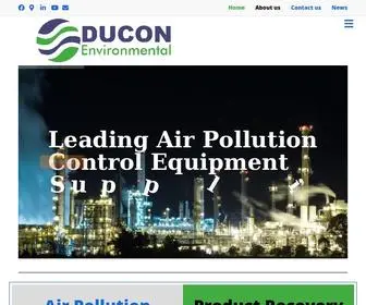 Duconenv.com(Ducon Environmental Systems) Screenshot