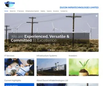 Duconinfra.co.in(Ducon Infratechnologies Limited) Screenshot