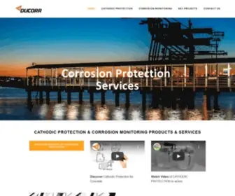 Ducorr.com(Cathodic protection & corrosion services Dubai) Screenshot