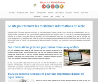 Ducotedechezmaya.com(Maya la Dénicheuse) Screenshot