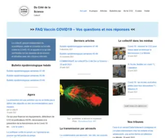 Ducotedelascience.org(Accueil) Screenshot