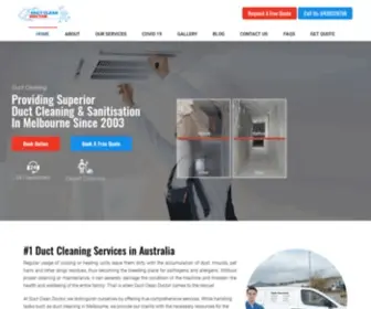 Ductcleandoctor.com.au(Duct Clean Doctor) Screenshot