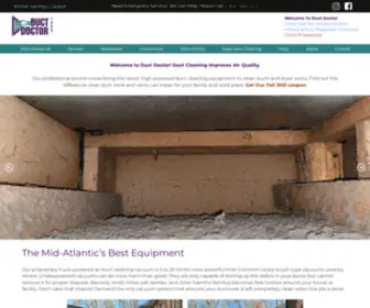 Ductdoctordmv.com(Duct Cleaning) Screenshot