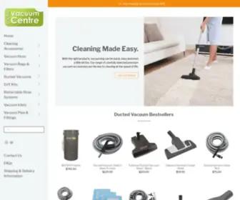 Ductedvacuumcentre.com.au(Ducted Vacuum Centre) Screenshot