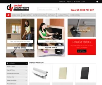 DuctedvacuumStore.com.au(Ducted Vacuum Store) Screenshot